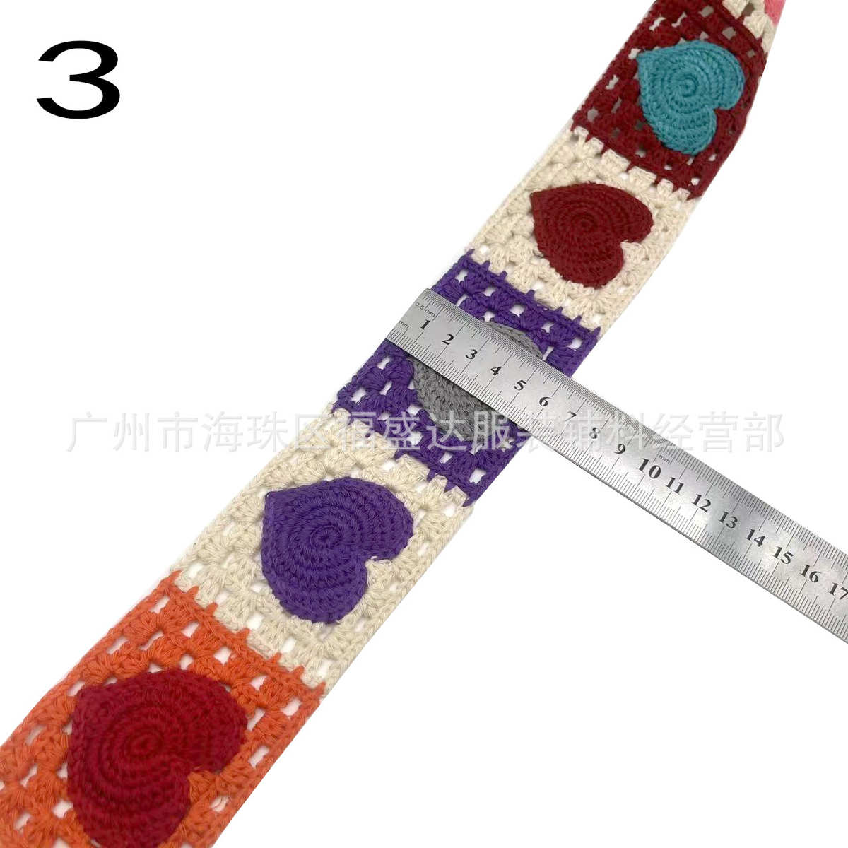 热款仿手钩绣条码刺绣花边 时尚童装女孩服饰箱包辅料 多色花边