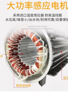 220V74032洗车机家用高压清洗机自吸两用手式提大功率压水厂枪高