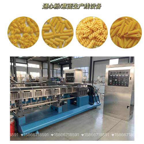 螺旋意面 通心粉加工机械  弯花型意面空心粉设备