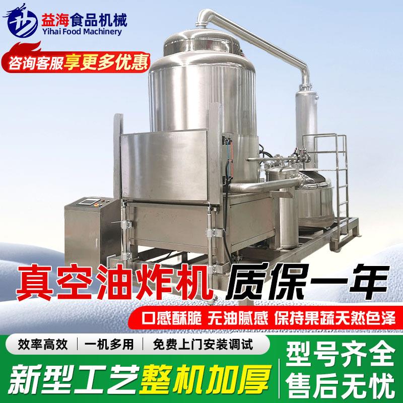 全自动大蒜油炸设备真空油炸机低温油炸冬瓜片生产加工设备
