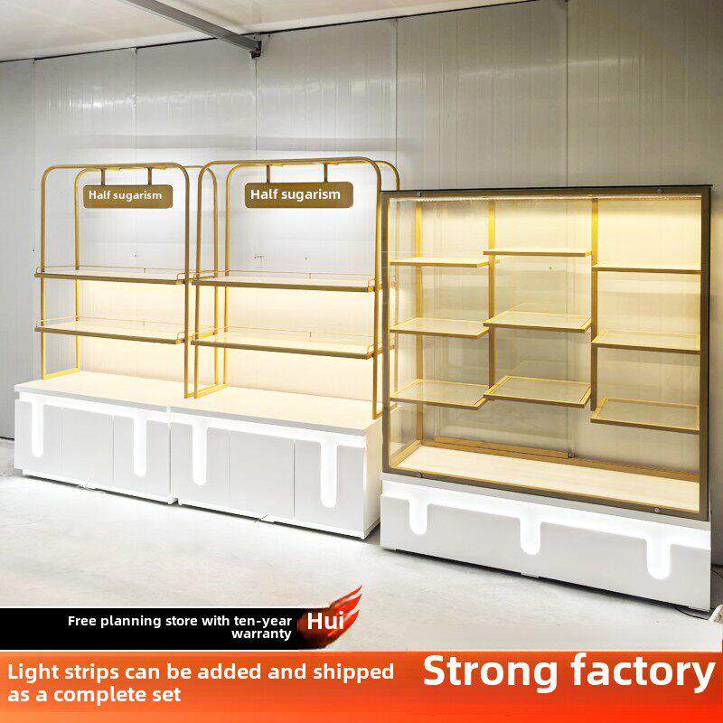 面包柜面包展示柜蛋糕店糕点中岛柜货架炒货柜模型烘焙房边柜展柜