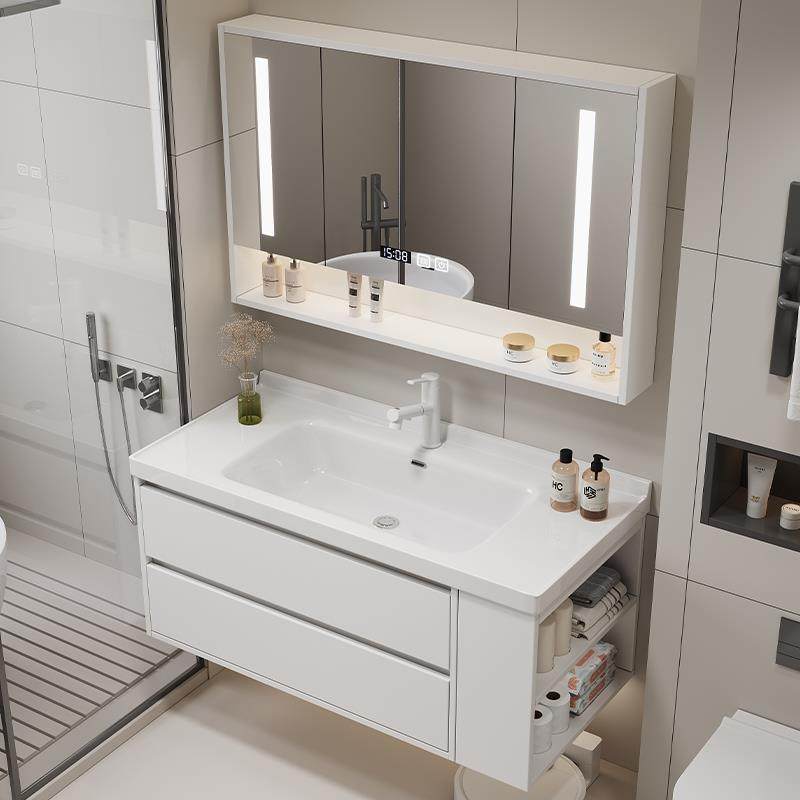 马桶侧边智能浴室柜组合陶瓷一体卫生间洗脸洗手盆池小户型洗漱台,家装主材,浴室柜组合,淘宝优惠券,粉丝福利购,淘宝优惠卷