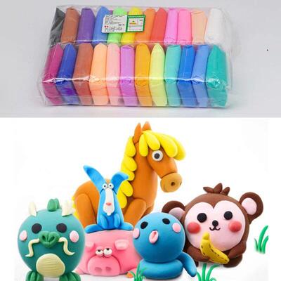 36 Color Super Light Clay Air Dry Polymer Modelling Clay Wit