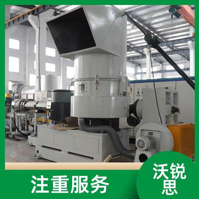 供应SJ单螺杆团粒造粒设备PE薄膜双阶密实机水环切粒颗粒机