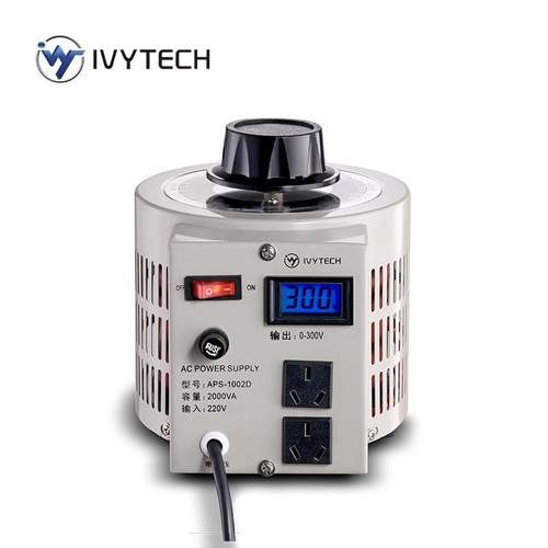 艾维泰科APS-1001D1000VA单相数显多功能调压器带插座0-300V