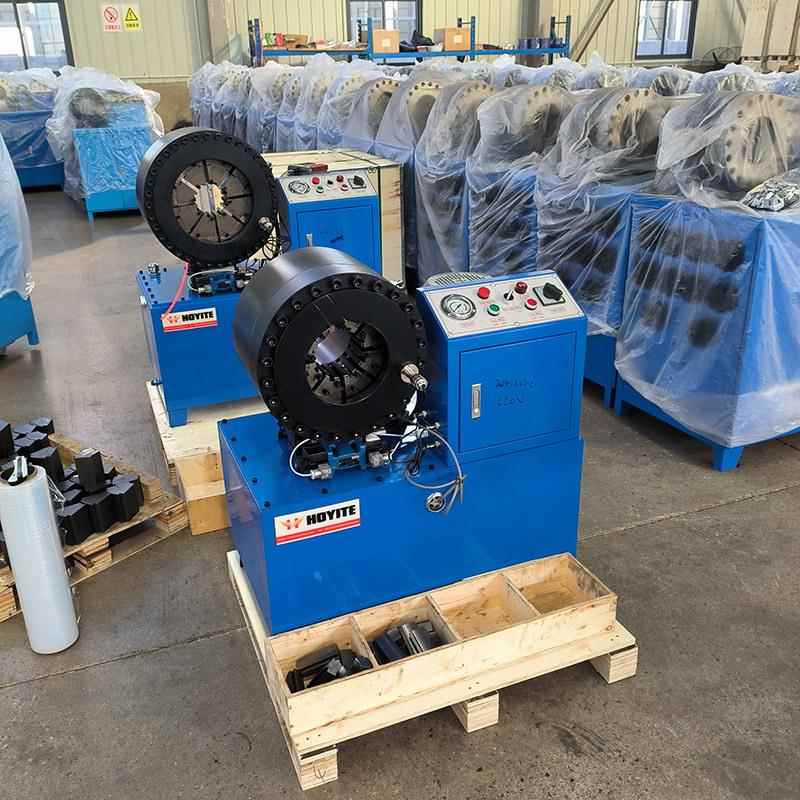 380V 220V液压胶管扣压机6-51mm 高精度模具 工程机械专用缩管机