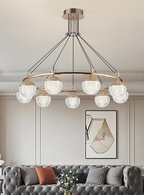 客厅吊灯轻奢高p9050档大气厅餐厅灯个现代客简约创意性卧室房le