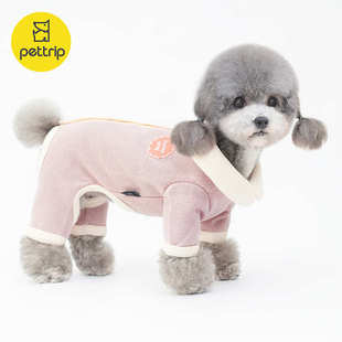 PETTRIP秋冬新款 宠物四脚衣狗四脚衣宠物衣服狗衣服泰迪博美衣服