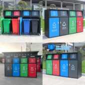 户外环卫智能垃圾分类房环卫垃圾房收集站可移动亭子 杭州厂家