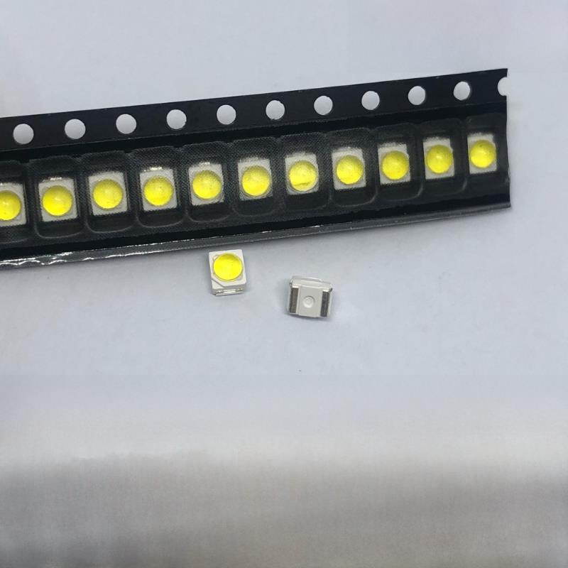 3528球头聚光蓝红色黄白色翠绿小角度2脚带透镜超高亮LED贴片灯珠