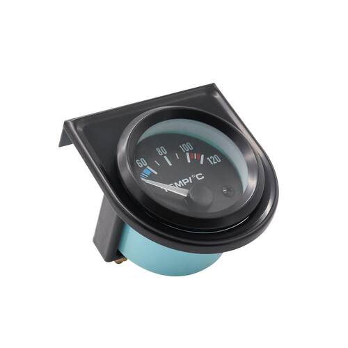汽车用仪表改装水温52MM黑色水温表测量范围车用40-120℃