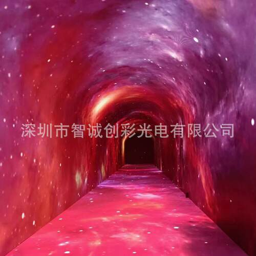 LED时光隧道地砖屏高亮度室内景区海底生物森林飞鸟时空隧道