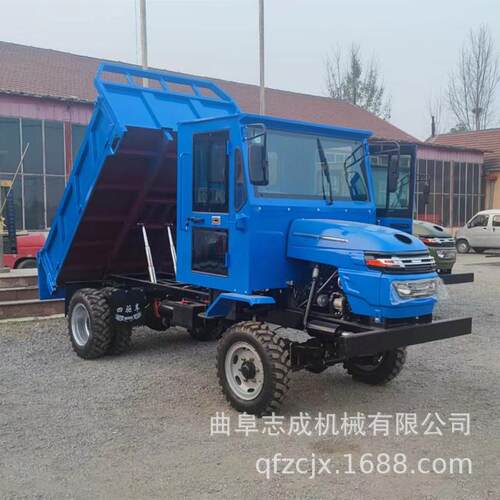 志成52马力矿用四不像车四缸六轮农用运输车液压自卸后翻车