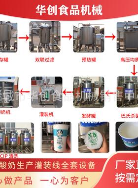 酸奶生产设备 巴氏杀菌 酸奶发酵 酸马奶生产设备 酸羊奶