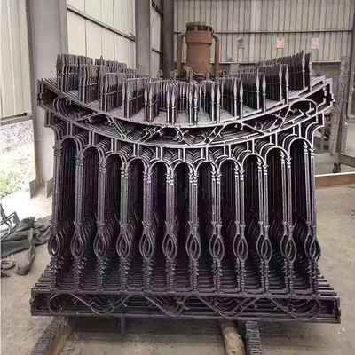 供应铸铁护栏小区庭院围墙安全防护栏球墨铸铁栏杆厂家供应