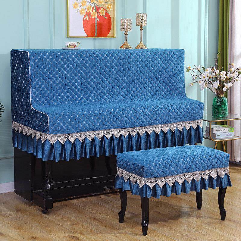 半包钢琴防尘罩半罩轻奢高端加厚新款绒布钢琴套现代钢琴凳套全罩,居家布艺,钢琴罩,淘宝优惠券,粉丝福利购,淘宝优惠卷