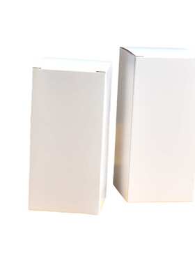 小尺寸现货白卡纸盒21x21x121mm通用现货白卡盒包装盒空白纸盒