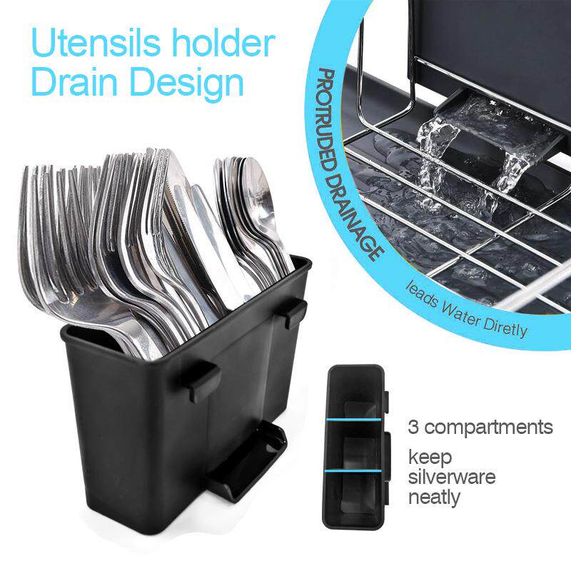 厨房多功能碗架沥水架家用双层水槽碗碟架大号整理收纳置物架