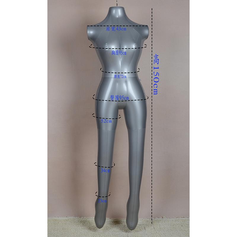 服装店充气 男 女 全身假人展示模特模型PVC道具电影拍摄道具模型