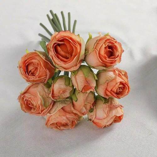 Creative Elegant Artificial Roses Bouquet Plastic Handmade