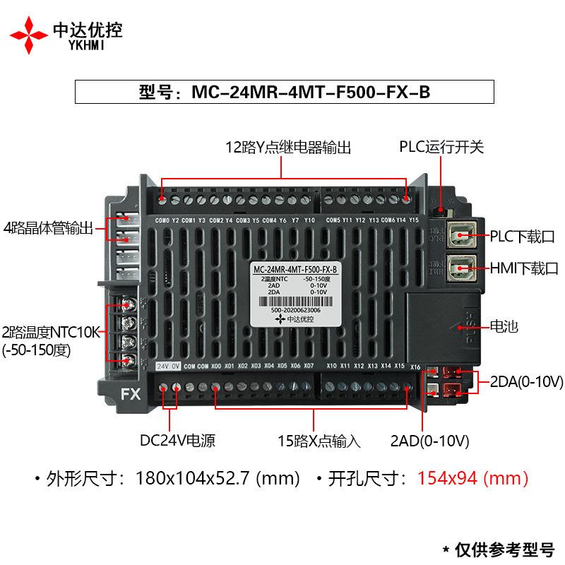 5面触摸屏P寸LJESC一体人机机界可编程带2轴温度模拟量10V