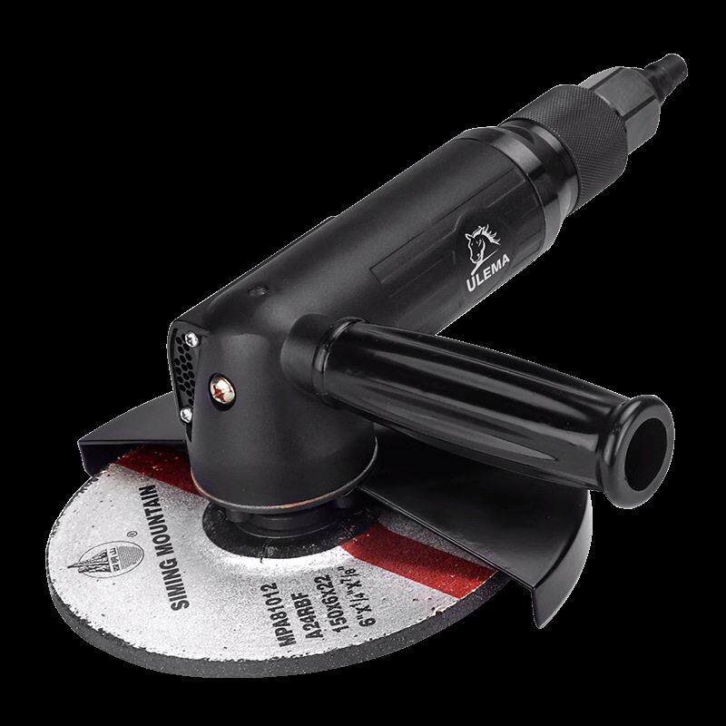 ULEMA6寸气动角磨机磨光机抛光打磨切割砂轮工具风磨气磨机150mm