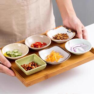 胺子味碟商用小GKE碟芥末碟蘸料酱料碟咸菜小吃碟酱油碟菜碟小密