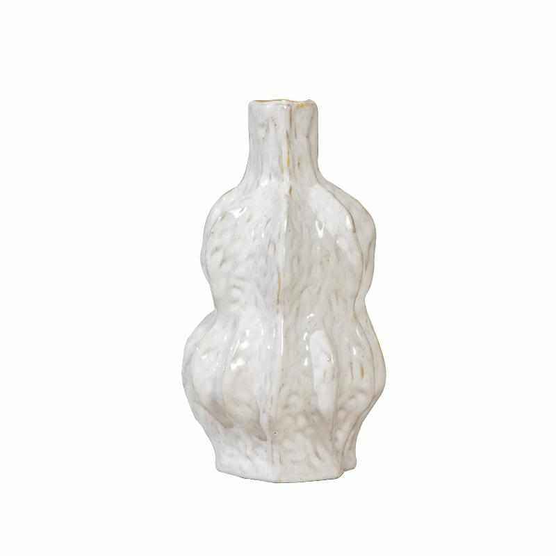 复古异形陶瓷花瓶创意轻奢干花插花器皿软装装饰客厅摆件,家居饰品,花瓶,淘宝优惠券,粉丝福利购,淘宝优惠卷