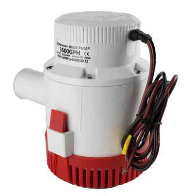 12V舱底泵直流潜水泵船用油桶游船水泵小型微型电瓶水泵3500GPH
