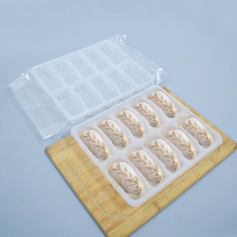一次性饺子盒大馄饨加大10格外卖打包盒加厚耐热冷藏速冻水饺托盘