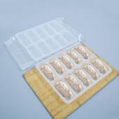 一次性水饺盒大馄饨加大10格外送打包盒加厚耐热冷藏冷冻水饺托