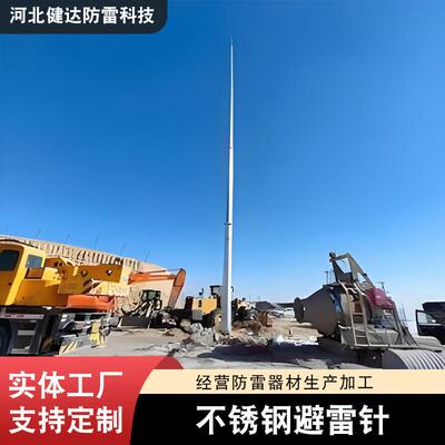 高楼钢架钢制避塔热镀锌楼顶工艺防单雷管0018雷雷塔GFL角钢避避