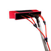 光伏板清洗工具通水刷擦玻璃器喷水刷设备搽招牌外墙伸缩杆洗车刷