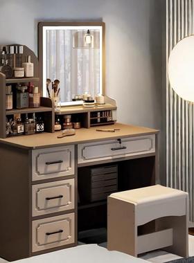 梳妆台卧室简约MNL现代025款化2妆台镜子主卧化妆柜新化妆桌出租