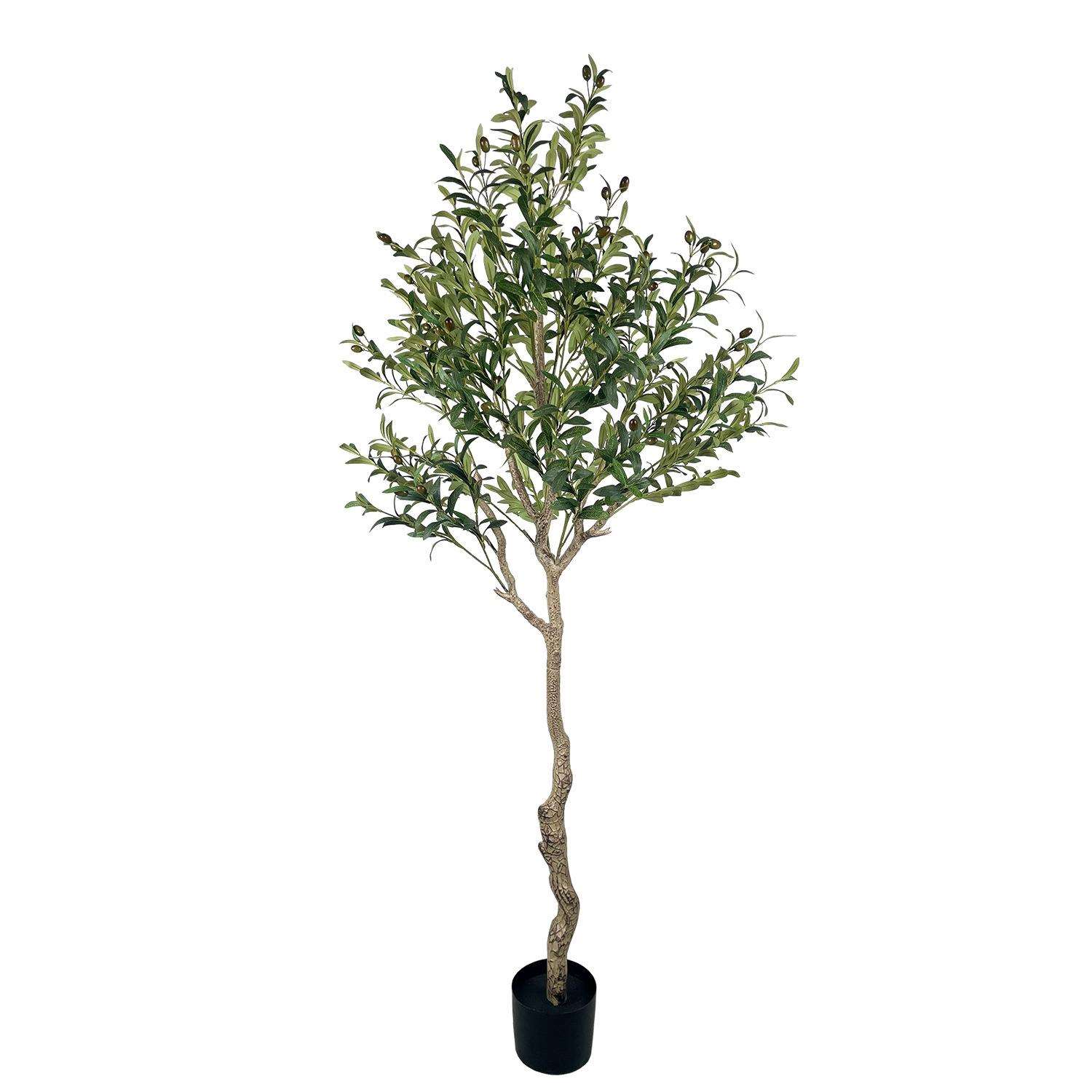 绿植仿真橄榄树仿生假绿植盆栽摆件客厅大型仿真植物假树仿真树
