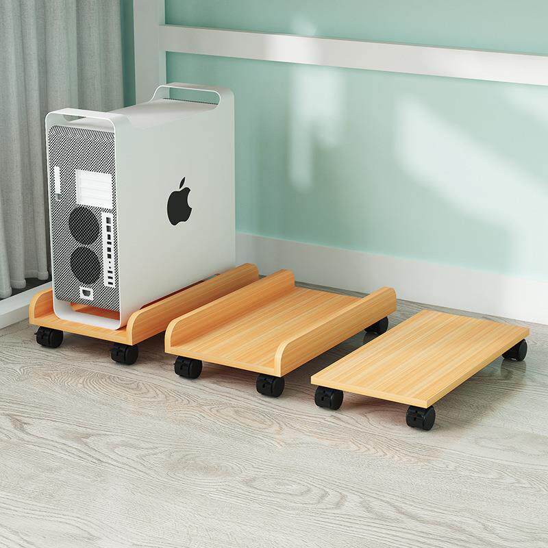 移动电脑主机架子滑轮底座电脑机箱托盘动机置物架台式托架放置桌
