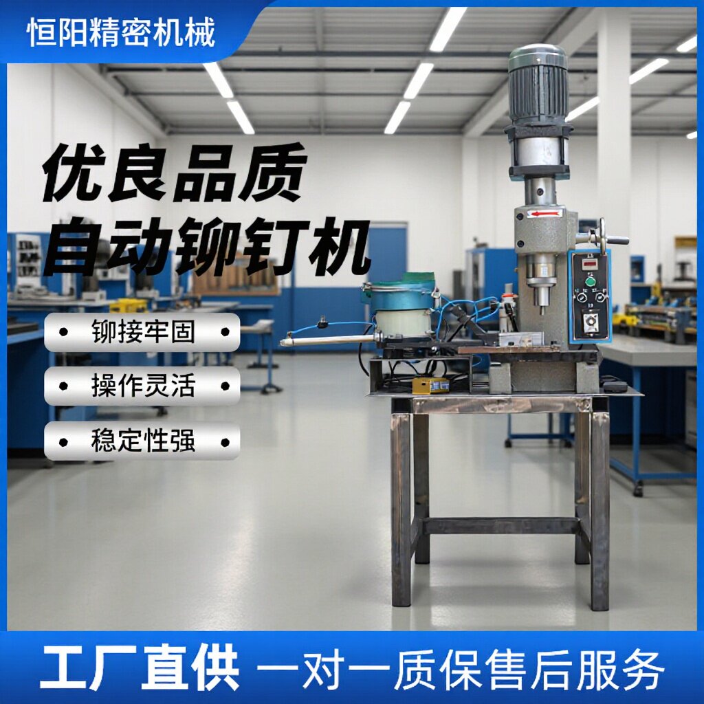 台式半自动气动旋铆机汽车五金