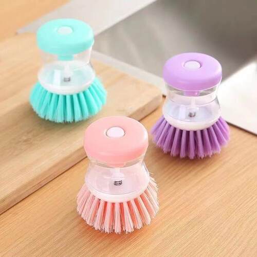 Automatic Liquid Dispensing Pot Scrubber - Press to dispense