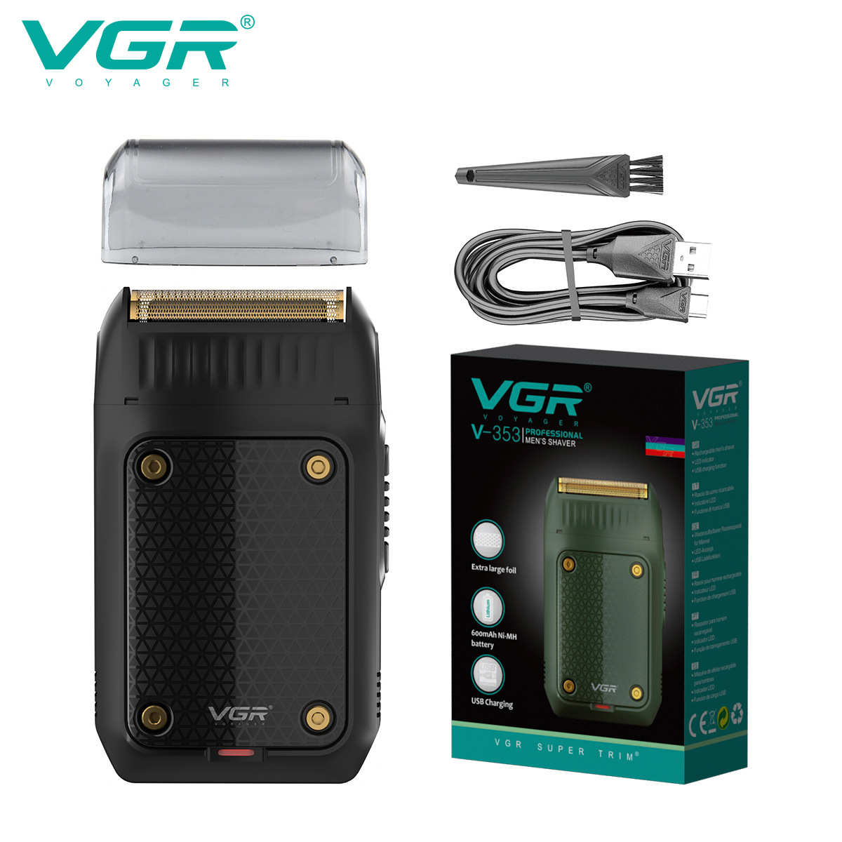 VGR Razor Electric Shaver Hair Trimmer Rechargeable Razors P
