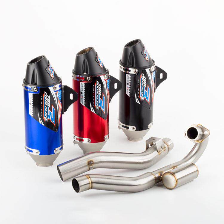 摩托车改装排气管前段越野改装排气CRF150 CRF230 CRF250