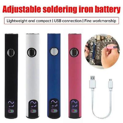 1pc 510 Mini Soldering Iron Pen Kit Adjustable Voltage &