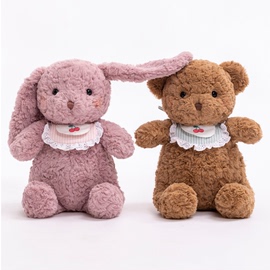 小熊玩偶兔子毛绒玩具安抚床上抱枕泰迪公仔布娃娃抱着女生孩睡觉