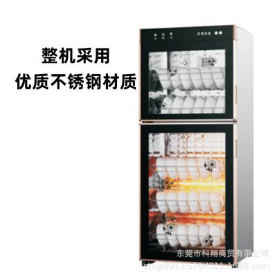 国喜消毒柜大容量不锈钢饭店餐饮消毒碗柜立式大型餐具保洁柜