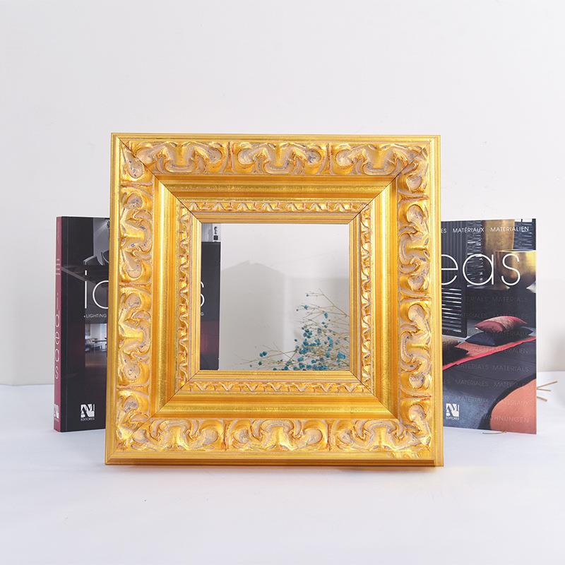 欧式古典实木画框手工雕刻线条豪华艺术品装饰酒店别墅油画框挂墙