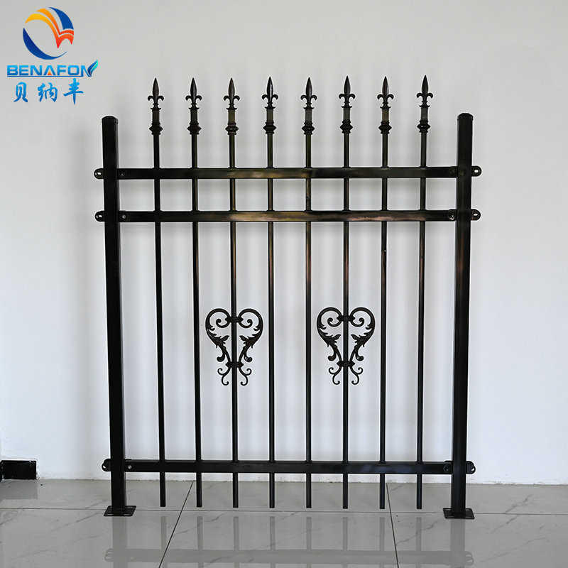 铁艺围墙护栏 小区别墅院墙栅栏 幼儿园景观文化围墙防护栏杆