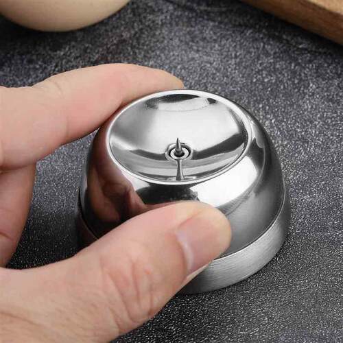 鸡蛋打孔器04不锈钢刺蛋器手动针蛋器煮鸡蛋打孔不破厨房小工具