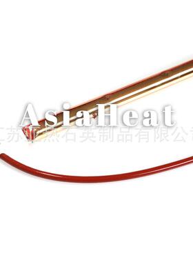 1000W 350mm SK15方磁头红外线卤素石英玻璃加热管 镀金加热灯管