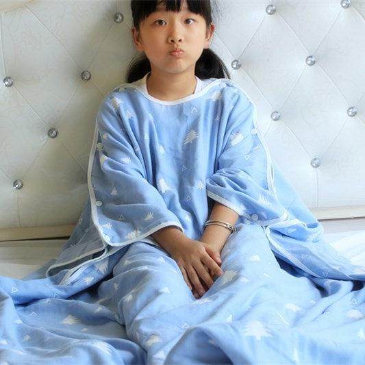 上下可拆纯棉纱布透气婴儿防踢被宝宝儿童睡袋春夏春秋尺寸可定制,婴童用品,睡袋/防踢被,淘宝优惠券,粉丝福利购,淘宝优惠卷
