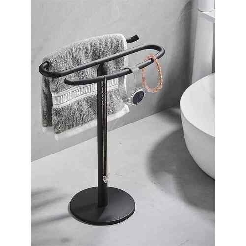 台面立式架厨房桌面移擦手巾WQL架动收毛巾纳架304不锈钢挂物架新 - 封面