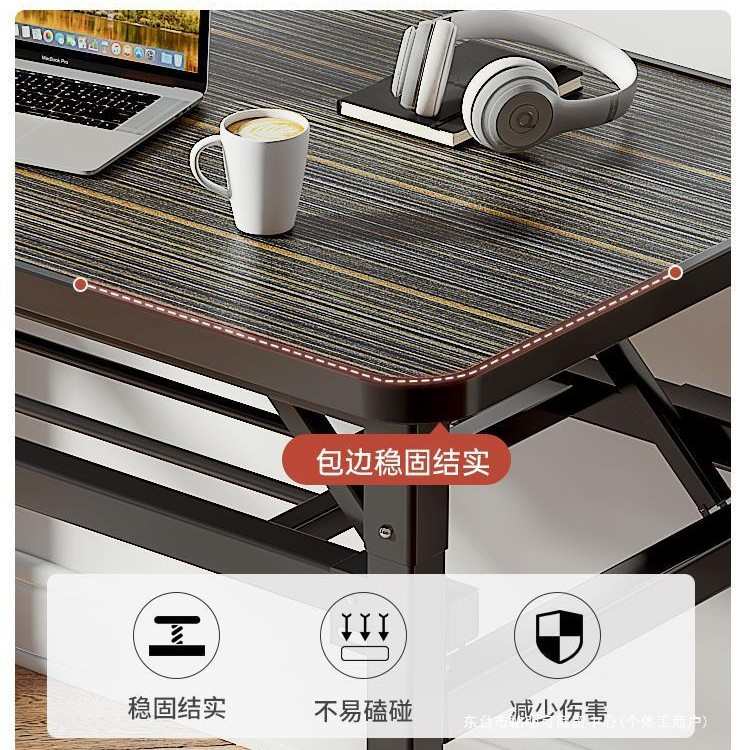 折叠电脑桌台式书桌家用简约办公桌卧室简易学生便捷学习桌长方形